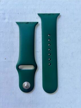 Dark Green Silicone Apple Sport Watch Band